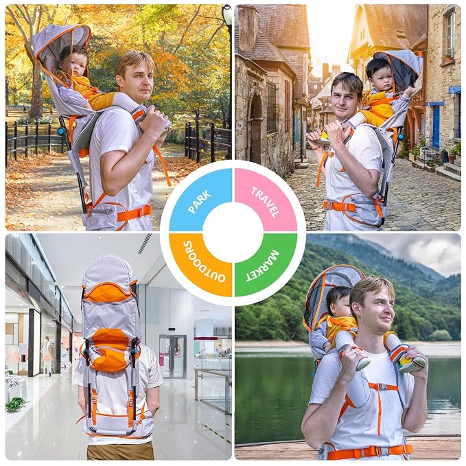 Baby Shoulder Carrier Baby Hiking Backpack Carrier - Image 6