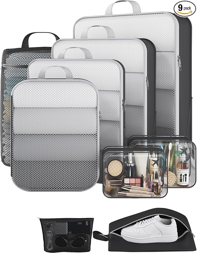 Veken 9/11 Set Compression Packing Cubes by Veken
