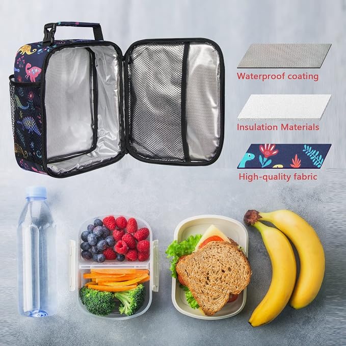 Hap Tim Lunch Box Insulated Lunchbox Mini Lunch Bag Thermal Meal Tote Kit - Image 3