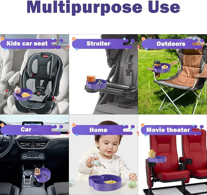 Kids Car Seat Tray, Travel Tray - Image 3