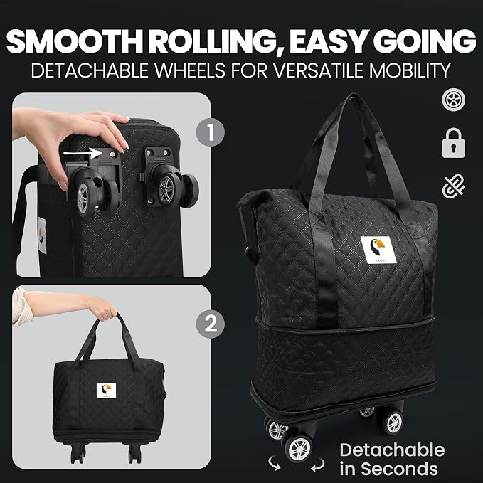 ISOKE Foldable Travel Duffel Bag - Image 5