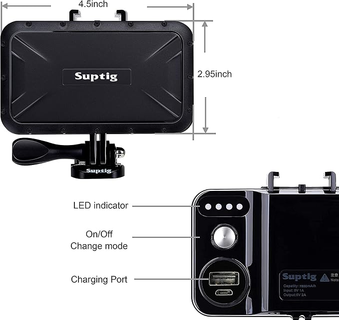 Suptig Portable Charger, 7800mAh Battery Pack Power Bank, Compatible - Image 5