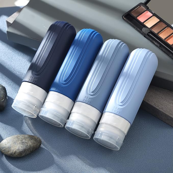 Travel Bottles for Toiletries, Tsa Approved 3oz Travel Size Containers BPA Free - Image 6