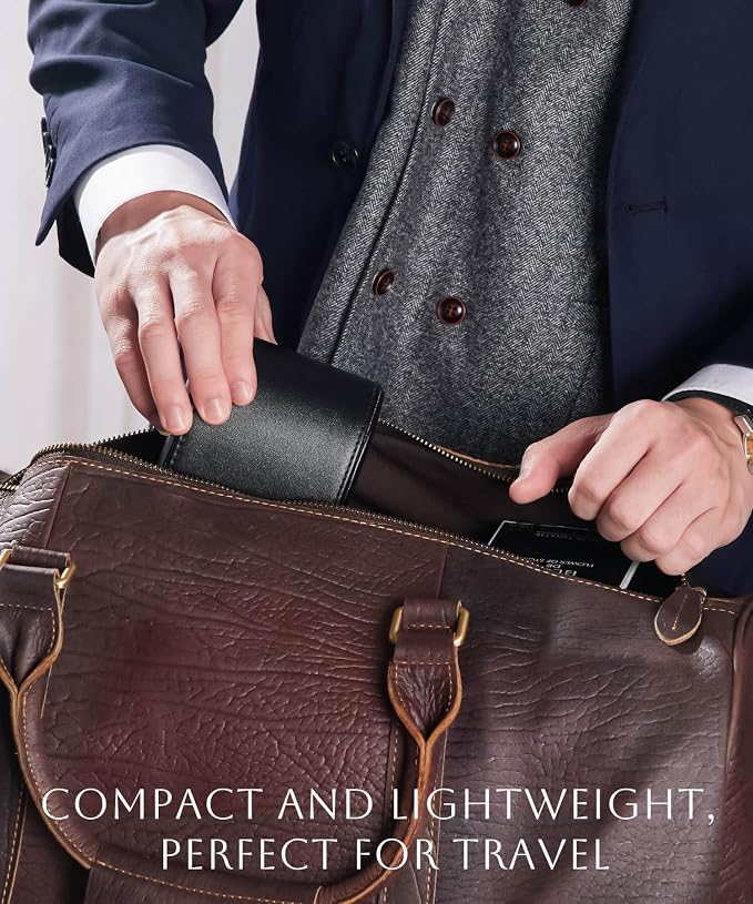 Homde Travel Watch Box Leather: Traveling Case - Image 7