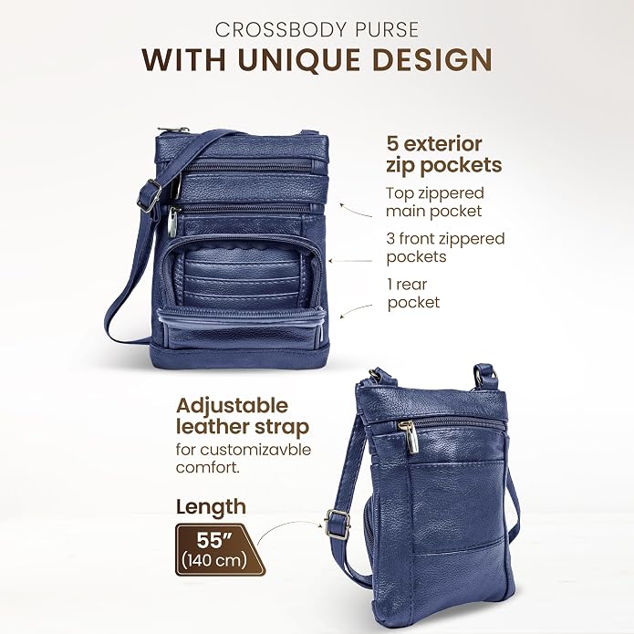 Krediz leather Crossbody Purses - Image 4