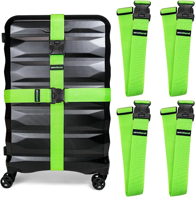 Untethered Luggage Straps | TSA-Approved Suitcase Belts by Untethered