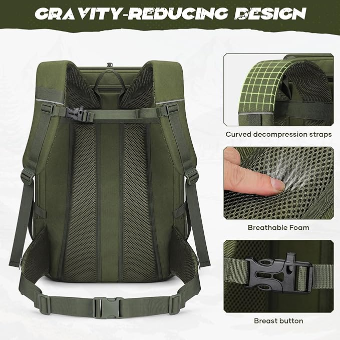Maelstrom Tactical Backpack for Men, 40L Military Backpack, Water Resistant - Image 4