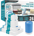 26 Pack Space Saver Storage Bags by CozyEssential