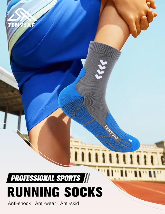 Compression Crew Running Socks: Athletic Socks - Image 2