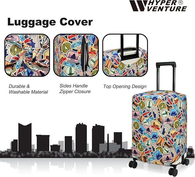 HYPER VENTURE Washable Luggage Cover - Image 2