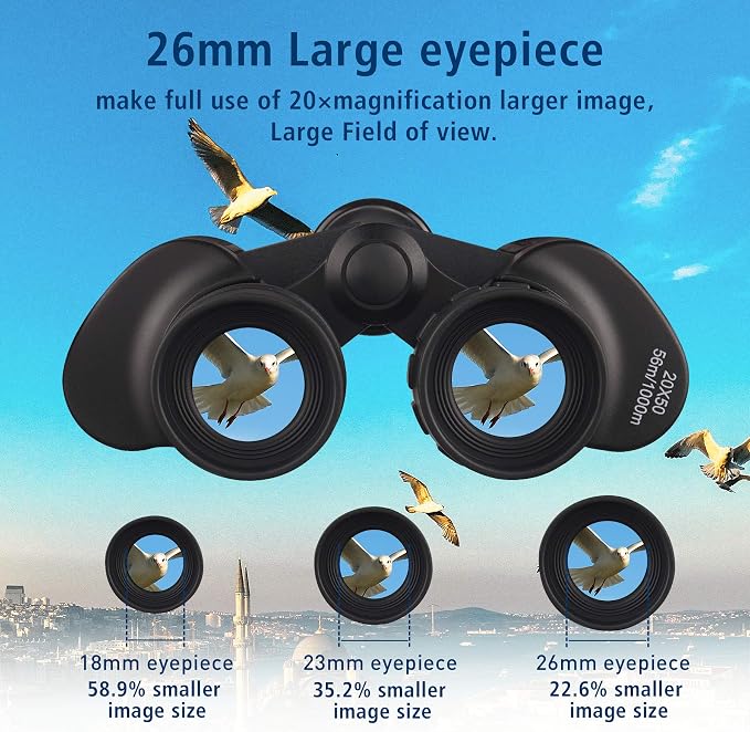 UncleHu 20x50 High Power Binoculars - Image 3