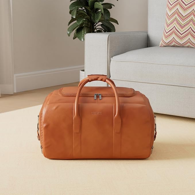 Kenneth Cole REACTION Duff Guy Colombian Leather 20" Single Compartment Top - Image 2