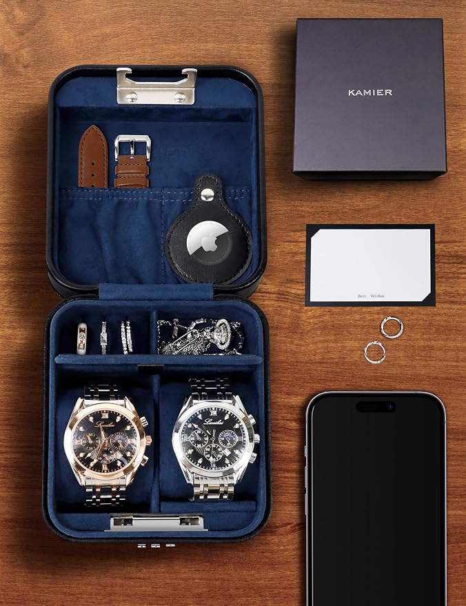 KAMIER Watch Travel Case with Combination Lock - Image 6