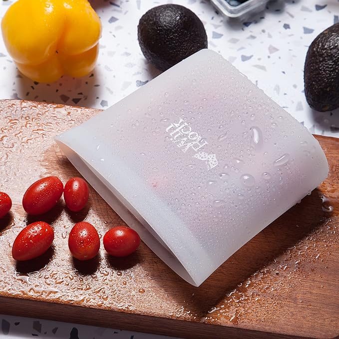Reusable Silicone Food Storage Bag, - Image 4