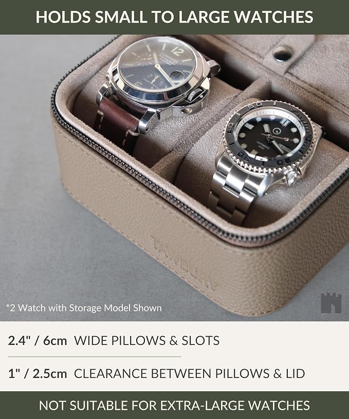 TAWBURY Luxury Leather Watch Box - Image 6