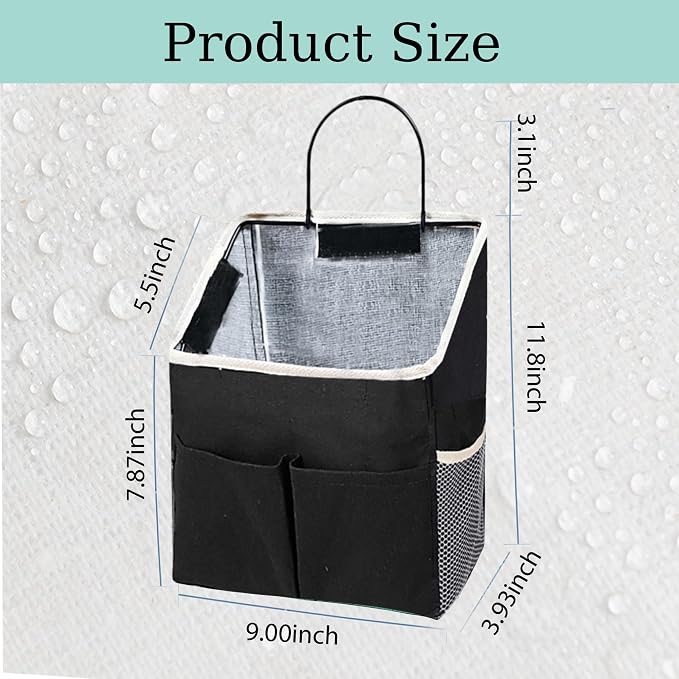 2pcs Wall Hanging Storage Bag, Wall Hanging Organizer Bags - Image 2