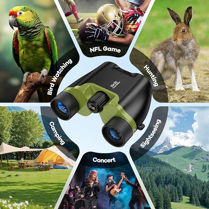 High Powered 15x25 Compact Binoculars - Image 7