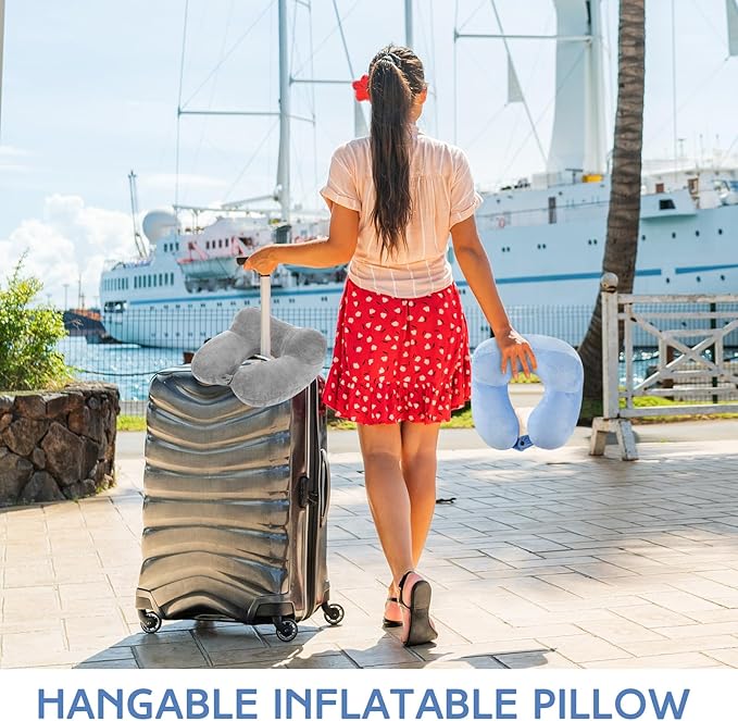 Sintuff 2 Pack Inflatable Travel Pillow - Image 5