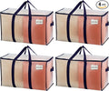 VENO 4 Pack Moving Bags, Heavy Duty, Moving Boxes Alternative, Packing Storage by Veno