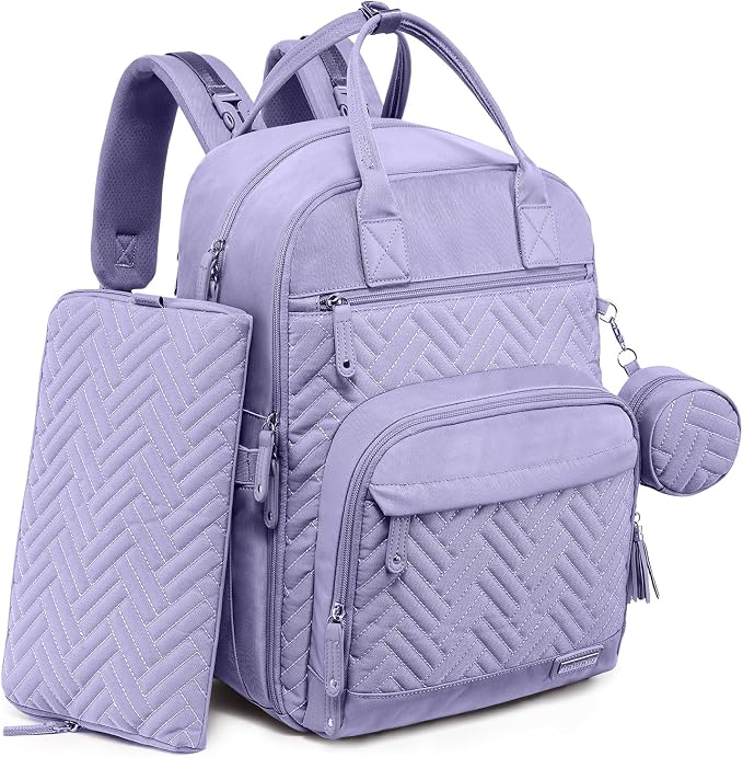 iniuniu Diaper Bag Backpack, 4 in 1 kit Large Unisex Baby Bags by iniuniu