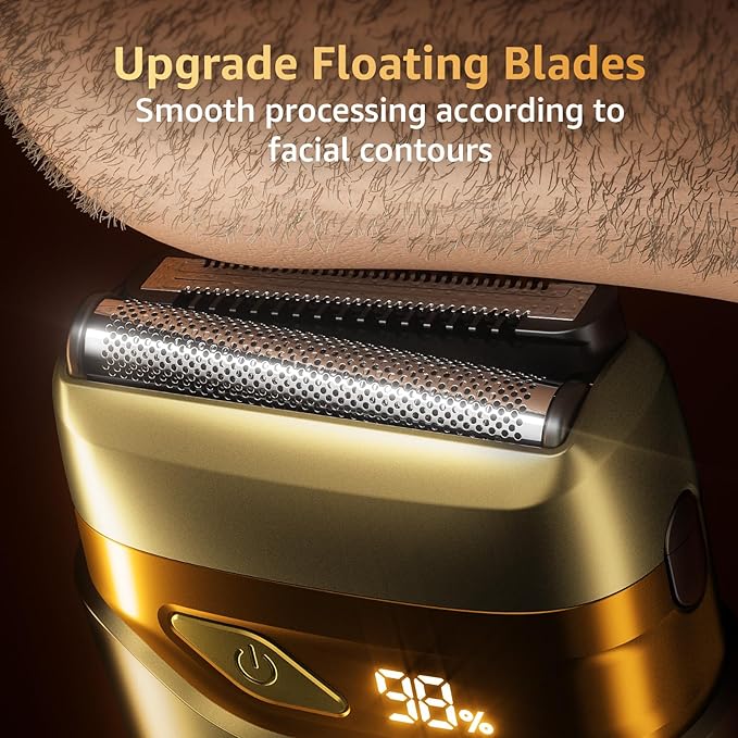 Electric Foil Shavers for Men, Mini Electric Razor, Compact Face Shaver - Image 2