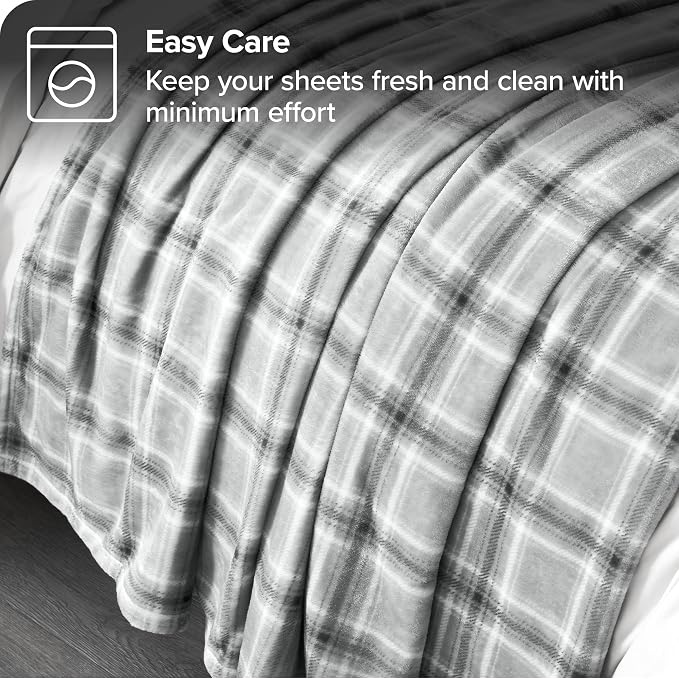 Bare Home Textured Fleece Blanket - Image 7