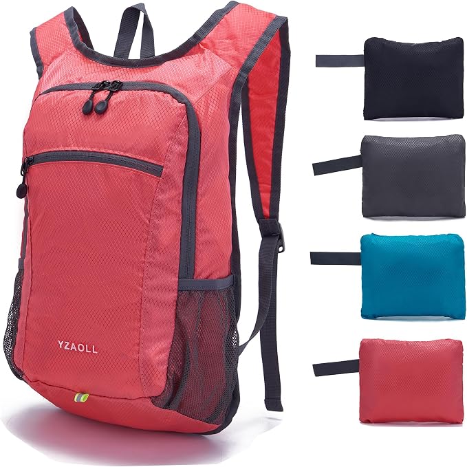 YZAOLL Small Hiking Backpack 15L Lightweight Packable Outdoor Hiking Daypacks by YZAOLL