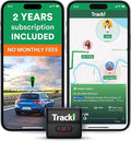 Tracki GPS Tracker for Vehicles, Kids. Subscription Needed. US-Made Tech. 4G by Tracki