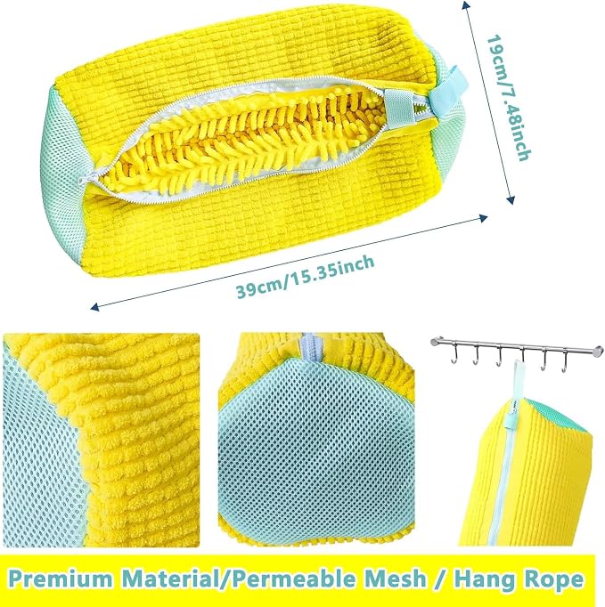 2Pcs Shoe Washing Machine Bags, Laundry Shoe Bags - Image 7