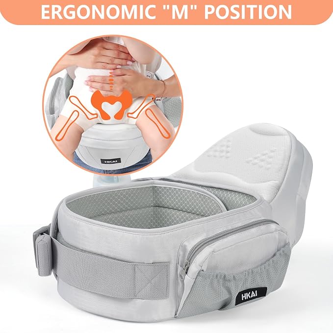 HKAI Baby Hip Carrier, Mom’s Choice Award Winner, Baby Carrier - Image 4