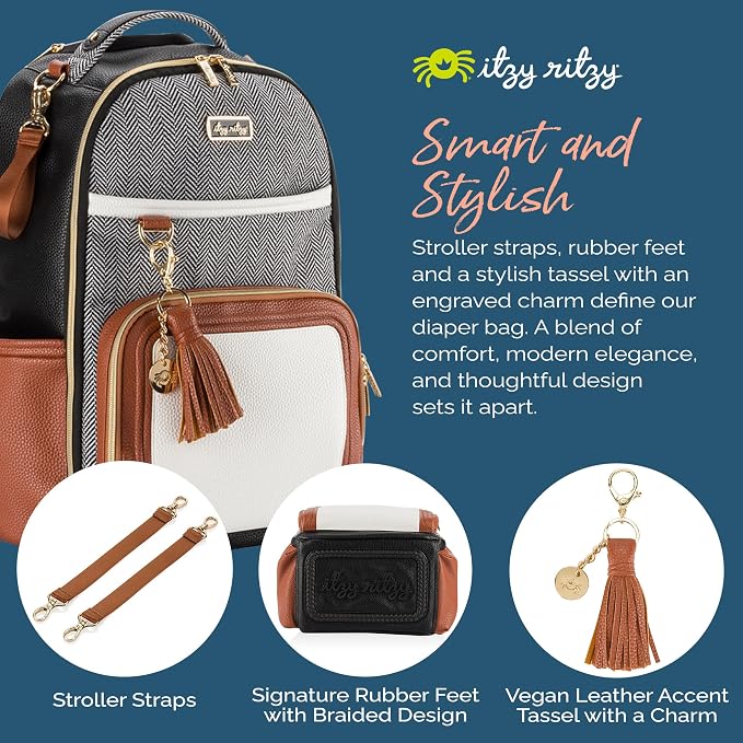 Itzy Ritzy Diaper Bag Backpack – Large Capacity Boss Plus Baby Backpack Diaper - Image 7