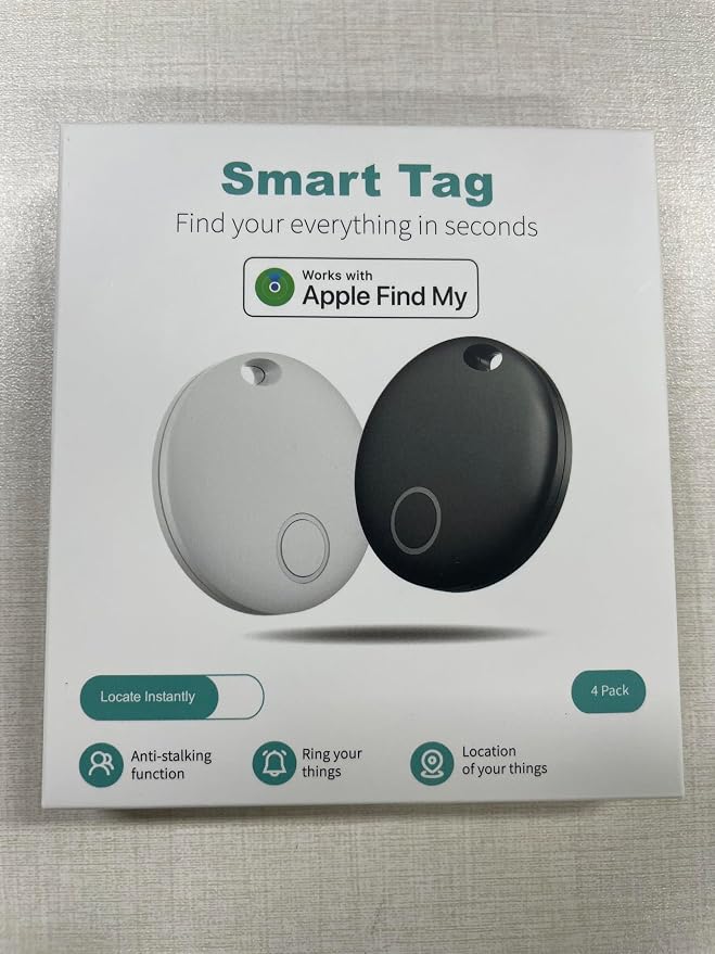 Air Tracker 4 Pack, Smart Bluetooth Tracker Works - Image 9