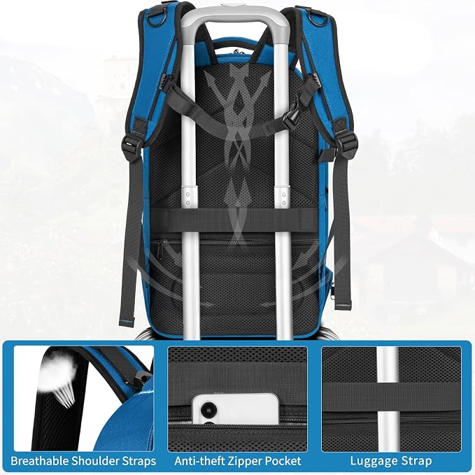 TORIBIO Camera Backpack, Hardshell DSLR Photography Camera Bag, Waterproof Hard - Image 7
