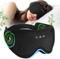Sleep Mask Headphones with Bluetooth, 3D Blackout Bamboo Cotton Eye Mask by RestEasyLiveCalm