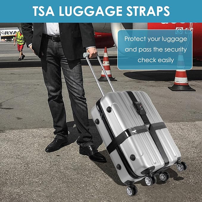 Travel Inspira Luggage Straps for Suitcases - Image 7