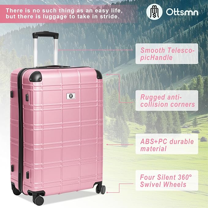 Luggage Sets 4 Piece, ABS PC Lightweight Suitcases - Image 4