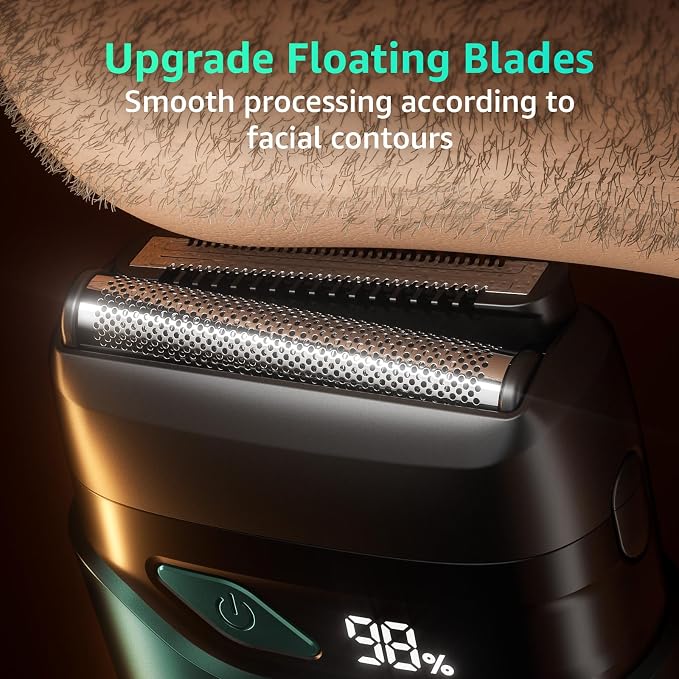 Electric Foil Shavers for Men, Mini Electric Razor, Compact Face Shaver - Image 2