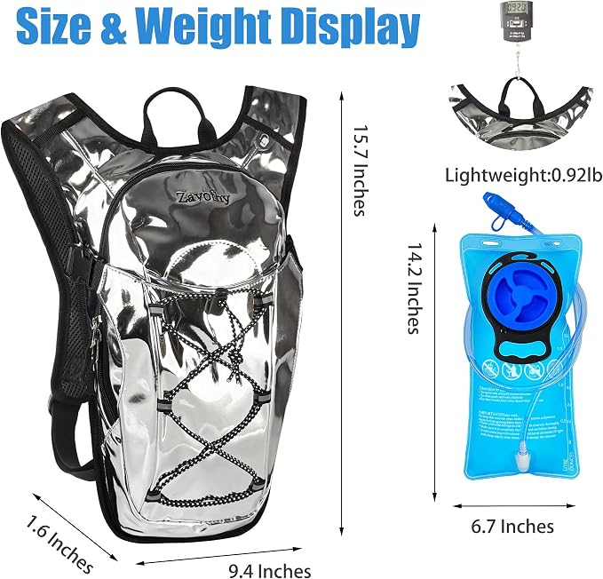 Reflective Hydration Backpack, Hydration Pack - Image 2
