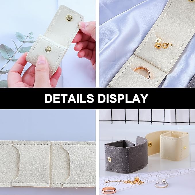 3 PCS Mini Travel Jewelry Organizer Bag - Image 2