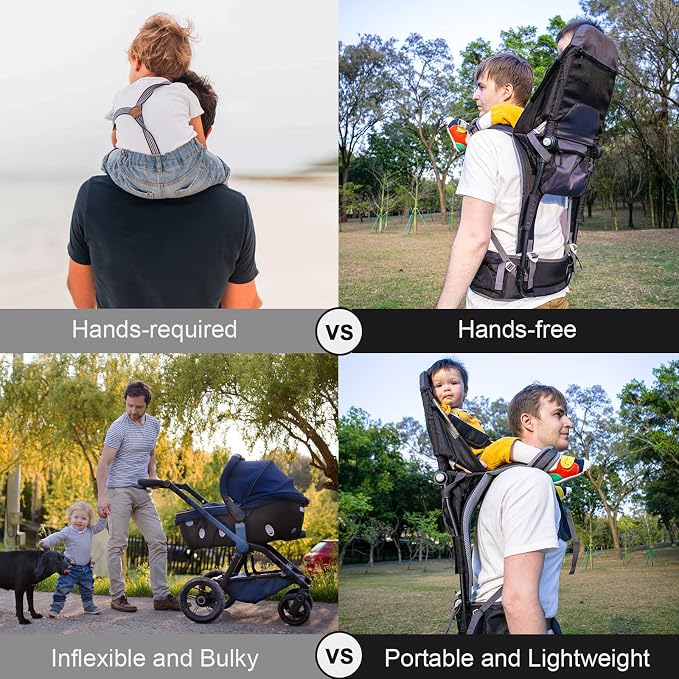 Baby Shoulder Carrier Baby Hiking Backpack Carrier - Image 5