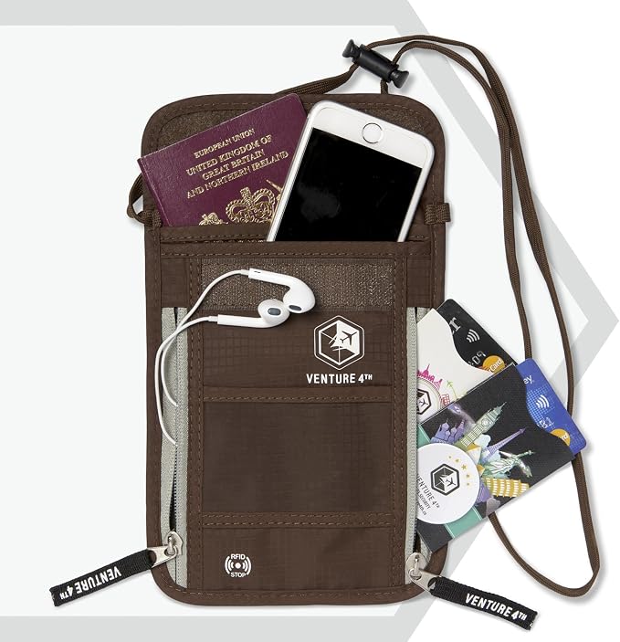 VENTURE 4TH Passport Holder Neck Wallet - Image 3