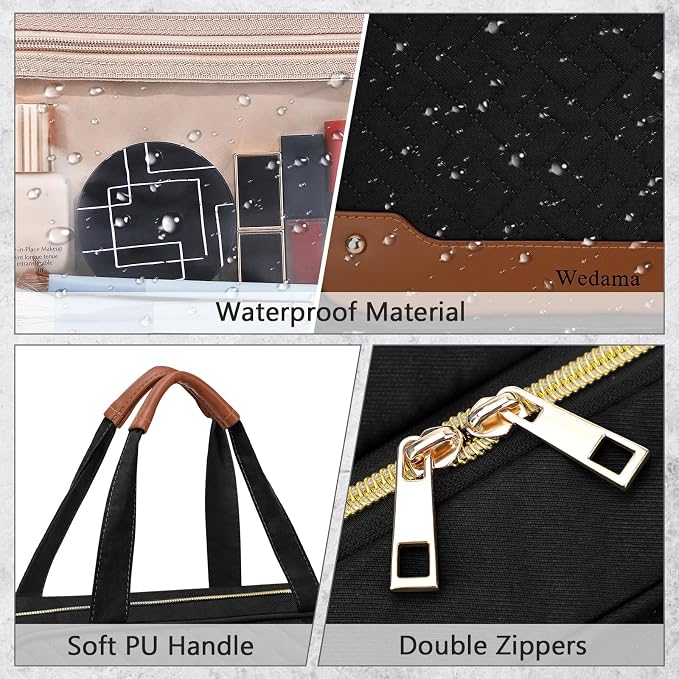 Wedama Toiletry Bag for Women, Hanging Travel Toiletry Bag - Image 6