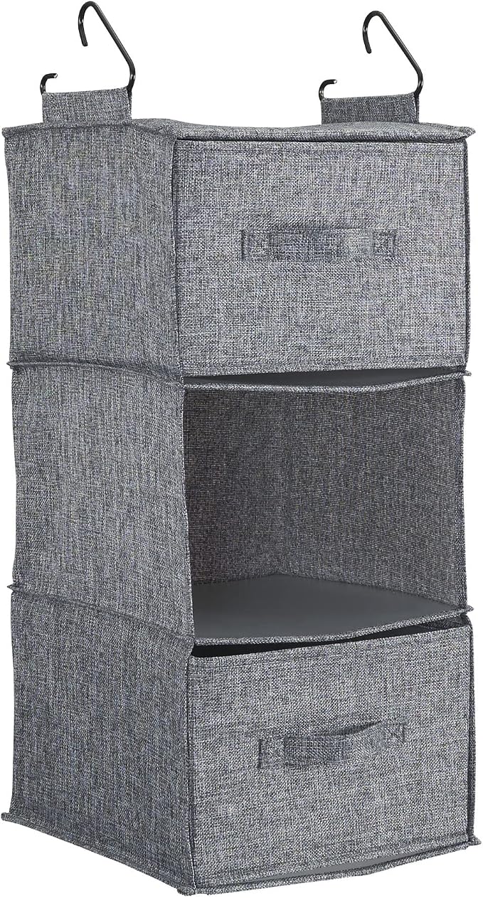 Household Essentials 3 Shelf Hanging Closet Organizer, Hanging Shelf - Image 7