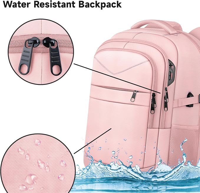 Lapsouno Business Laptop Backpack, Travel Backpack, Carry on Backpack - Image 5