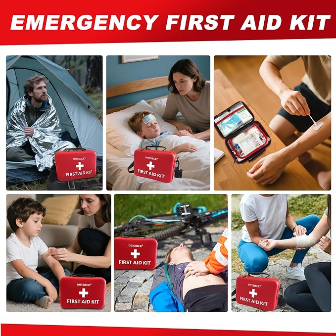 426 Piece Large First Aid Kit, Waterproof Compact Portable Hard Case Emergency - Image 6