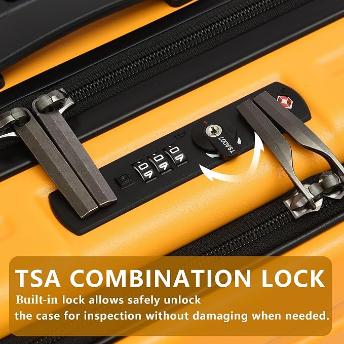 TydeCkare 20 Inch Carry On Luggage - Image 5