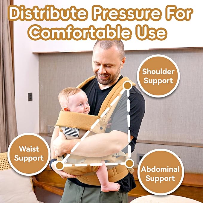 Baby Carrier, Lumbar Support Infant Carrier - Image 4