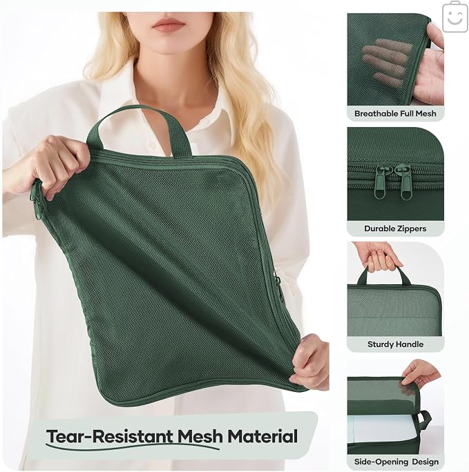 Veken 9/11 Set Compression Packing Cubes - Image 5