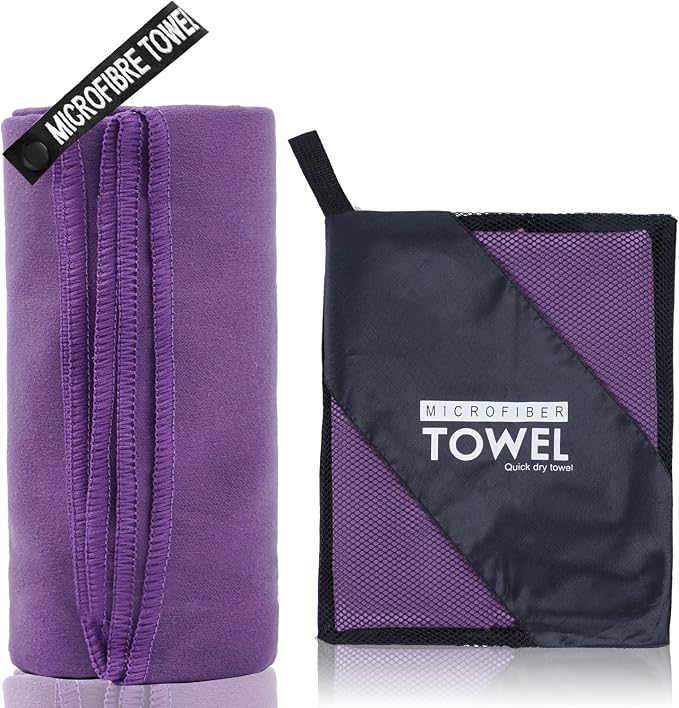 Microfiber Travel Towel, Soft Lightweight Quick Dry Towel, Super Absorbent - Image 2