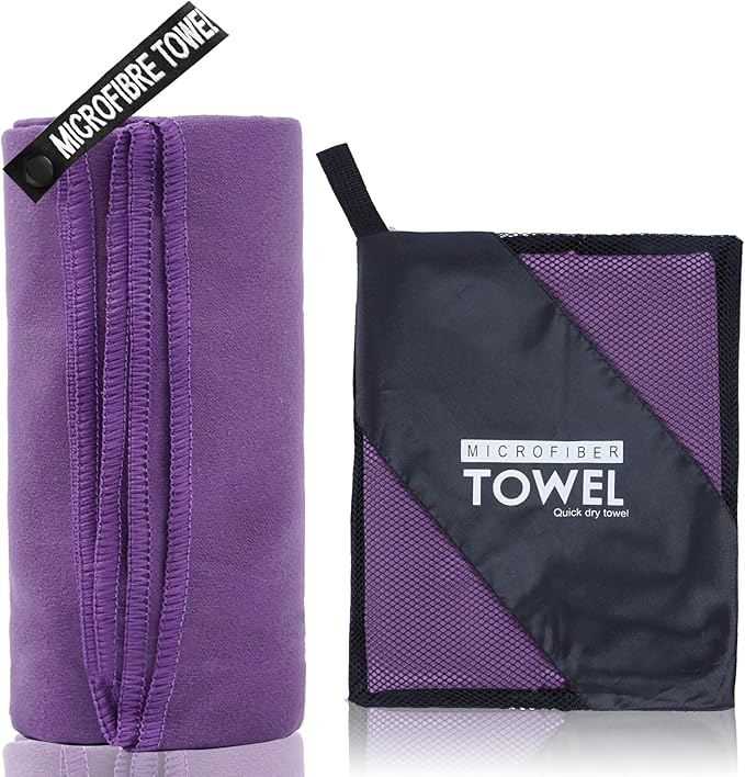 Microfiber Travel Towel, Soft Lightweight Quick Dry Towel, Super Absorbent - Image 2